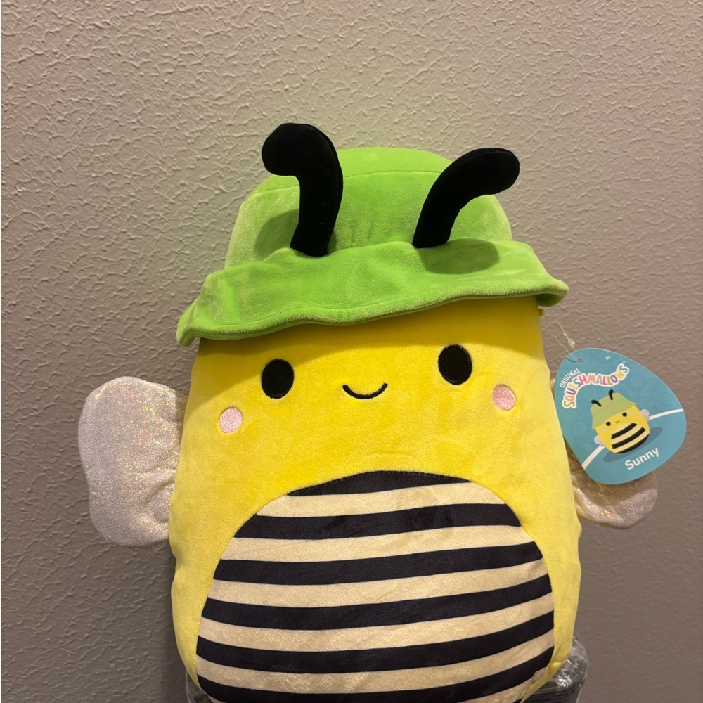 50% OFF - Squishmallows Sunny Bee with Green Hat